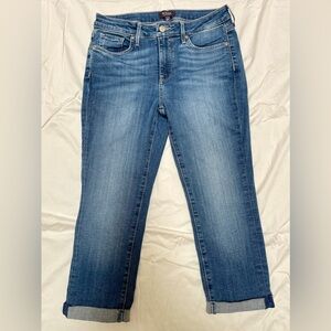 NYDJ Cropped boyfriend roll-hem jeans